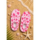 Çocuk Deniz Ayakkabısı, Havuz Patiği, Kaydırmaz Taban, Unisex Bebek Deniz Çorabı - Kalp, 29-30