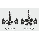 Çocuk Desen Stencil Şablon (21x30) Ç-038