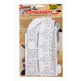 Çocuk Doğum Günü Partiler ve Taraflar için Çocuklar, Erkekler ve Kızlar, Ideal için Yourself Boyama ve Tasarım için farklı şekiller White içinde 3 Folia 23308 Çocuk Macera Şapkalar Karton Paketi