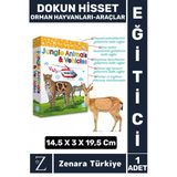 Çocuk Eğitici Dokunma Duyu Dil Becerisi Görsel Algı Sözlü İletişim Gelişim Eğlenceli EĞİTİM KARTLARI