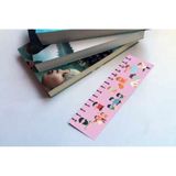 Çocuk Figürlü Kart Cetvel Kitap Ayracı 5x15,5 cm 350 gr Karton – Doğum Günü Hediyelik, Okul Etkinliği Bookmark – 48 Adet