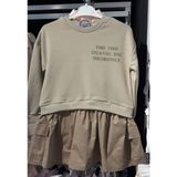Çocuk Giyim Merkezi Kız Çocuk Sweat Elbise - 00Yeşil - 8 - 9 Yaş