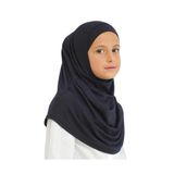 Çocuk Hazır Giyim Başörtüsü Şal Turban Viskon Lacivert