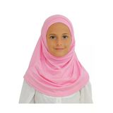 Çocuk Hazır Giyim Başörtüsü Şal Turban Viskon Pembe