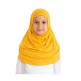 Çocuk Hazır Giyim Başörtüsü Şal Turban Viskon Sarı