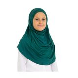 Çocuk Hazır Giyim Başörtüsü Şal Turban Viskon Zümrüt
