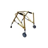 Çocuk iki tekerlekli ters walker, yürüteç küçük Beden (50 - 65 Cm) katlanabilir, boy ayarlı
