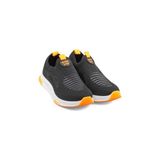 Çocuk Kalbi Kids Aqua Yumuşak Esnek Hafif Nefes Alabilen Unisex File Çocuk Sneaker Spor Ayakkabı Siyah Turuncu