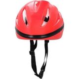 Çocuk Kask Bisiklet Scooter Kaykay Paten Koruyucu Kask - Kırmızı