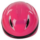 Çocuk Kask Dizlik Dirseklik Koruyucu Set 7 Parça - Pembe