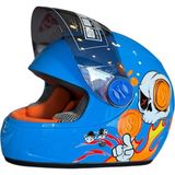 Çocuk Kaskı ( Çene Kapalı Çocuk Kask) ECE 22-06 SERTİFİKALI - Mavi