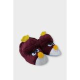 Çocuk Kızgın Ördek Figürlü Unisex Panduf BORDO 9127