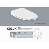 Çocuk Klozet Kapağı Nkp Çocuk Thermoplast Yavaş Kapanan Klozet Kapağı - Nkp0307