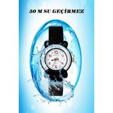 Çocuk Kol Saati Su Geçirmez Rodium Analaog (8846) (Siyah)