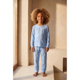 Çocuk Köpek Desenli Paketli Pijama Takımı Mavi