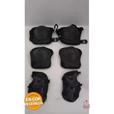 Çocuk Koruyucu Set Dizlik Dirseklik Bileklik 6 Parça Paten Scooter Bisiklet Kaykay Koruyucu Siyah