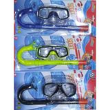 COCUK MASKE SNORKEL SET 07/15 YAŞ mavi