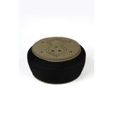 Çocuk - Namaz Sarığı - Siyah Kumaş - Yeşil Takke - Yuvarlak Sarım - Nâli Şerif - 4 metre Başınızda düzen, gönlünüzde huzur., 50 Cm