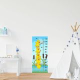 Çocuk Odası Bebek Odası Boy Ölçer Boy Cetveli Ördekler - 0 - Siyah - Option-1