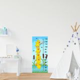 Çocuk Odası Bebek Odası Ördekler Boy Cetveli Boy Ölçer Sticker