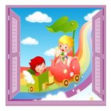 Çocuk Odası Bebek Odası Pencere Poster Duvar Kağıdı Araba