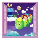 Çocuk Odası Bebek Odası Pencere Poster Duvar Kağıdı Tırtıl