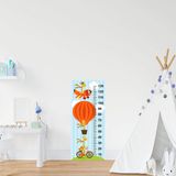 Çocuk Odası Bebek Odası Uçan Zürafa Boy Cetveli Boy Ölçer Sticker