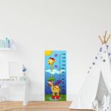 Çocuk Odası Bebek Odası Zürafa Boy Cetveli Boy Ölçer Sticker