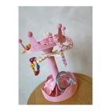 Çocuk Odası Pastel Pembe Takı Toka Küpe Askısı Özel Tasarım, 869PLY000TA01