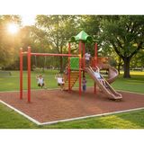 Çocuk Oyun Parkı Bir Kuleli, İki Kaydıraklı 5.5X4.5m