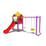 Çocuk Oyun Parkı Bos03, Bir Kuleli Bir Kaydıraklı 5.5X4.5m