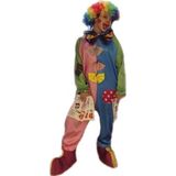 Çocuk Palyaço Kostümü Model-5 - Renkli - 12 - 13 Yaş