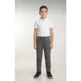 Çocuk Rıbana Bel GRİ Canvas Okul Pantolonu (OKULA DÖNÜŞ)