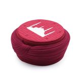 Çocuk - Sarıkhane Cami Sarığı - Bordo Kumaş - Bordo Takke - Düz Sarım - Cami Nakışlı - 4 metre Başınızda düzen, gönlünüzde huzur., 49 Cm (49 Cm)