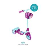 Çocuk Scooter 3 Tekerlekli Frenli Sepetli - Mor