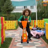 Çocuk Scooter – Anaokulu ve Oyun Parkı Için Dengeli ve Güvenli Sürüş - Turuncu - 4 Tekerlekli