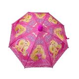 Çocuk Şemsiyesi, 70 cm Açık Boy, 8 Telli, Pembe Desenli, Düdüklü