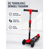 Çocuk Skuteri 3 Tekerlekli Geniş Basma Alanlı Ayarlanabilir Boy Scooter - Lisinya