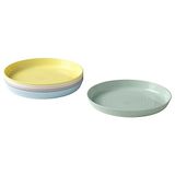 Çocuk tabak seti, pastel tonlar, 6 adet