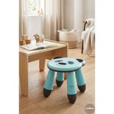 Çocuk Tabure, Ayıcık Baskılı Bebek Taburesi, Anasınıfı ve Kreş Için Tabure, - Turkuaz