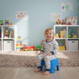 Çocuk Taburesi,Oyun Taburesi Güvenli Basamak, Dayanıklı ve Ergonomik Tasarım (Mavi)