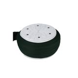 Çocuk - Talebe Sarığı - Yeşil Kumaş - Beyaz Takke - Yuvarlak Sarım - Kuş Gözü - 4 metre (Züabeli), 50 Cm