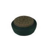 Çocuk - Talebe Sarığı - Yeşil Kumaş - Yeşil Takke - Yuvarlak Sarım - Kuş Gözlü - 6 metre