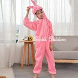 Çocuk Tavşan Kostümü Pembe Renk 23 Yaş 80 Cm