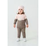 Çocuk Teddy Bear Detay Kazak Pantolon Bere Triko Kışlık Takım 22113