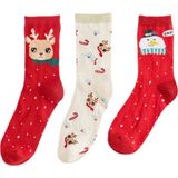 Çocuk Unisex (35-38)Yılbaşı Çorabı 3'lü Set 20254