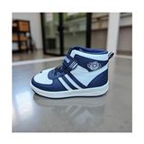 Çocuk Unisex Yüksek Bilekli Spor Ayakkabı Cırt Cırtlı Bağcıklı Günlük Sneaker - Lacivert