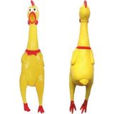 Çocuk ve Köpek Kedi Için Öten Çığlık Atan Sesli Horoz Tavuk Oyuncak 30 cm