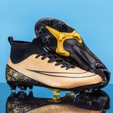 Çocuk ve Yetişkin Halı Saha, Çim Saha, Hafifletilmiş Tabanlı Futbol Ayakkabısı, Krampon - Altın
