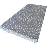 Çocuk Yatağı 60X120X6 cm Vip Oyun Parkı Sünger Yatak Bebek Yatağı-Gri Yıldız - Çok Renkli - 60 x 120 cm